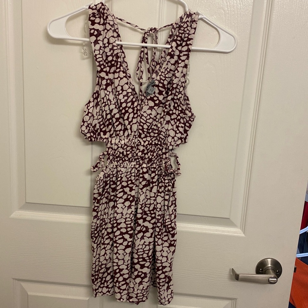 Snake print romper